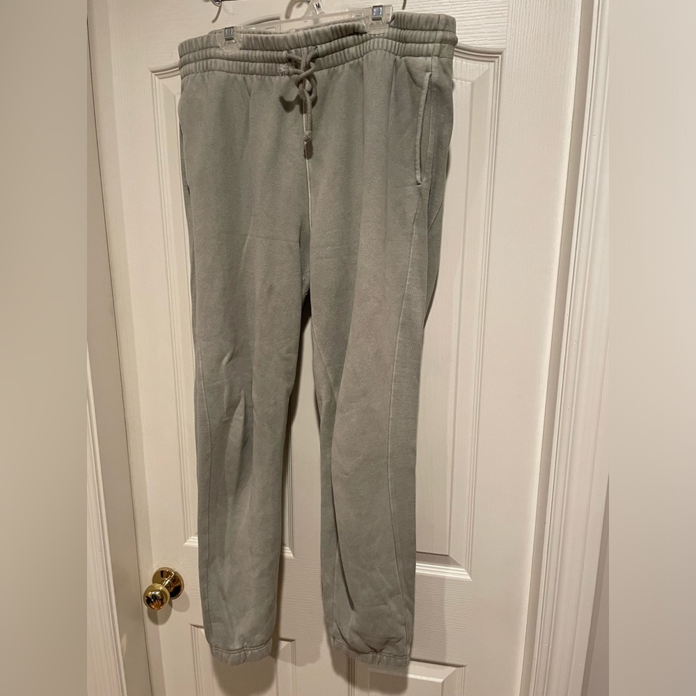 Aritzia TNA Boyfriend Sweatpants - Size L - Sage Green